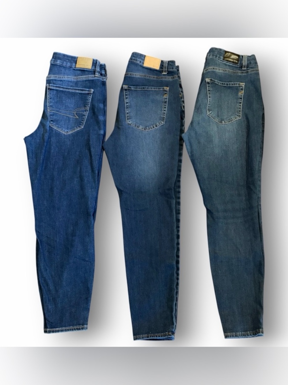 👖3 Pairs of Skinny Jeans 2 Aeropostale and 1 American Eagle Size 8 Petite